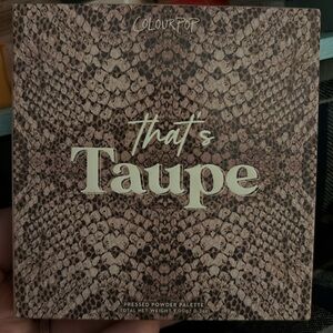 NWT unopened ColourPop that’s Taupe eyeshadow palette